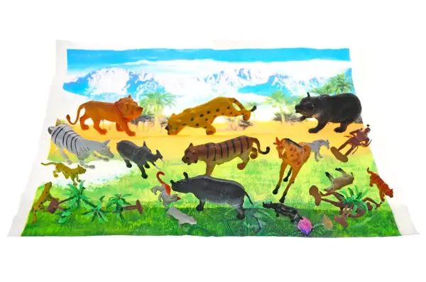 Набір диких тварин в кульку A581 р.38*26*8см купити