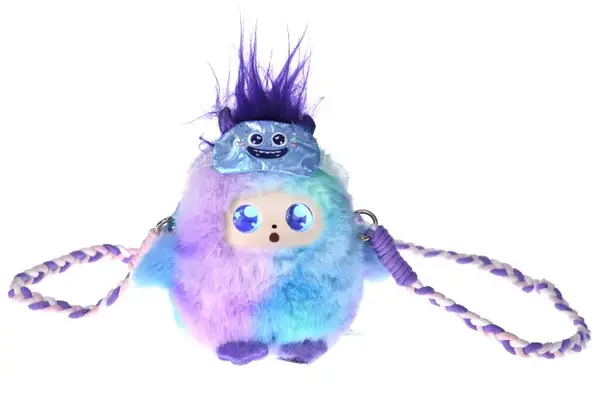 М'яка іграшка сумочка з ШІ 29572D фіолетовий, штучний інтелект, у коробці р.14*10*22 см купити недорого в Україні, фото 5