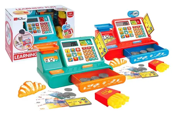 Касовий апарат 35627 на батарейках, в коробці 29x13.5x21 см YG Toys купити