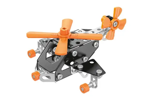 Конструктор металевий 0143 "Міні: Вертоліт" 105 дет. ТЕХНОК купити недорого в Україні, фото 2