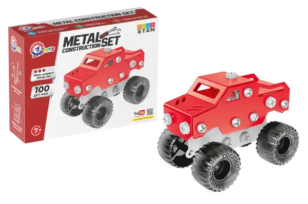 Конструктор металевий 1317 "Міні: Позашляховик" 100 дет. ТЕХНОК купити