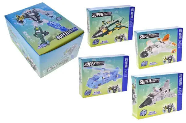 Конструктор MZ1001 "Super Assemble Fighter" 6в1 в дисплеї 6 шт. р.19,6x15,2x26,6 см YG Toys купити