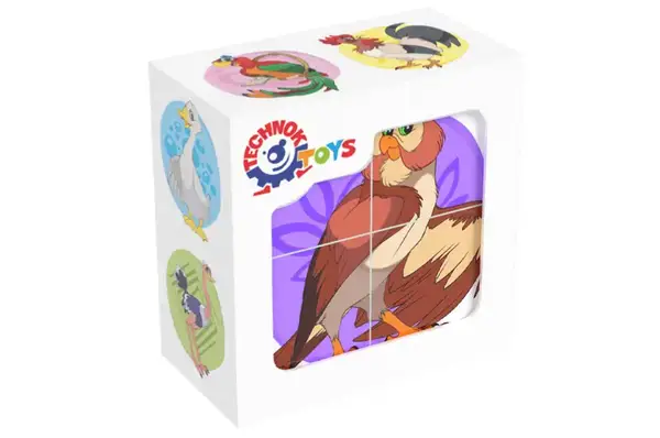 Набір кубиків 1875 "Птахи" ТЕХНОК купити недорого в Україні, фото 3