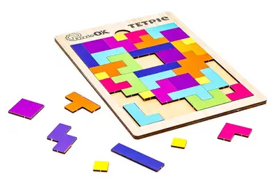 Головоломка дерев'яна Арт-70063 "Тетріс" PuzzleOk купити