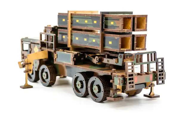 Конструктор 160-02397 "ЗРК НАСАМС" дерев'яний, 160 дет., розмір 25х10х6,5 см PuzzleOk купити недорого в Україні, фото 4