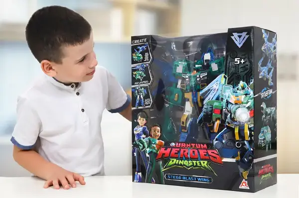 Ігровий набір з роботом-трансформером EU580802 "СТЕГО БЛАСТ ВІНГ " 2 машини, динозавр DINOSTER купити недорого в Україні, фото 9
