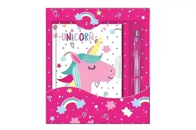 Блокнот дитячий на замочку в подар. коробці з ручкою Милий єдиноріг 195x210х20мм 70г 56 л Блокнот дитячий на замочку в подар. коробці з ручкою Милий єдиноріг 195x210х20мм 70г 56 л купити