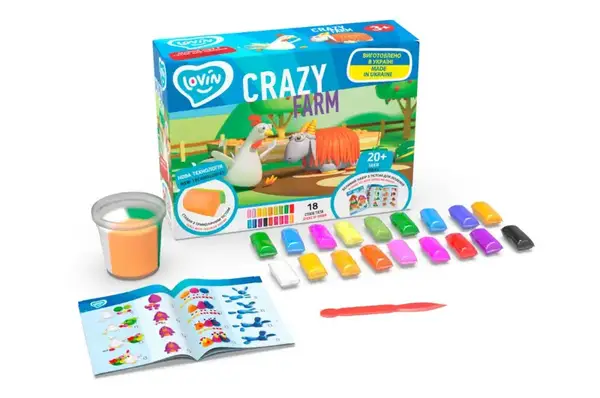 Набір для ліплення з тістом 41189 "Crazy Farm" LOVIN купити
