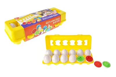 Сортер W557-65 "Яйця" в коробці р.29,3x10,3x7,7 см YG Toys купити