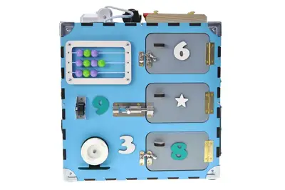 Бізікуб Блакитний 200092 30х30х30 см купити