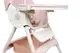 Стільчик для годування Kidoro One (ST-6540) Pink, з екошкіри на колесах, у коробці р.52x25x43 см купити