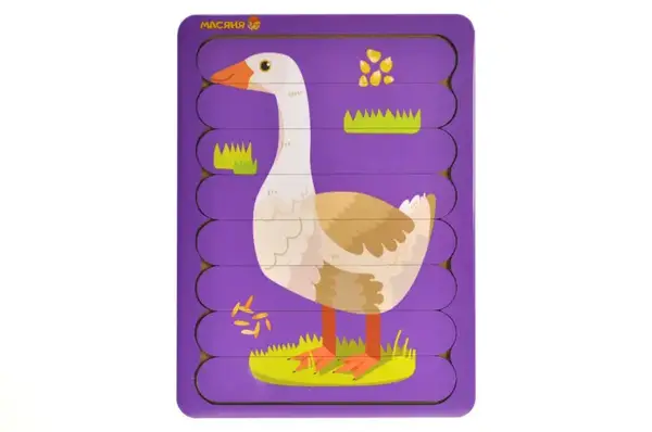 Пазл-вкладка, серія свійські тварини "Гуска" купити