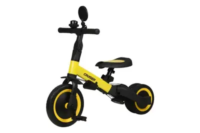 Біговел Tri-cycle 5in1 Cruiser Versa yellow трансформер з дашком купити