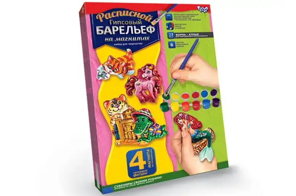 Набір для творчості "Барельєф" малий РГБ-02-01,02,03...12 DANKO купити недорого в Україні, фото 9