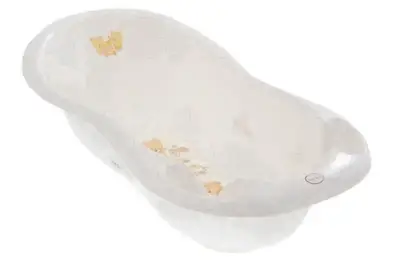Ванночка зі зливом 102 см MS-005ODPLYW-118 "LUX Ведмедики" біла перлина TEGA купити