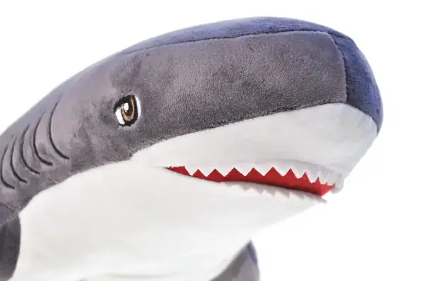 М'яка іграшка "Акула" сіра р.55*20*30см купити недорого в Україні, фото 3