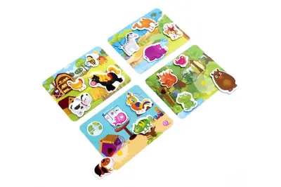 Гра з липучками 'Хто де живе?' VT1302-26 (укр) Vladi Toys купити