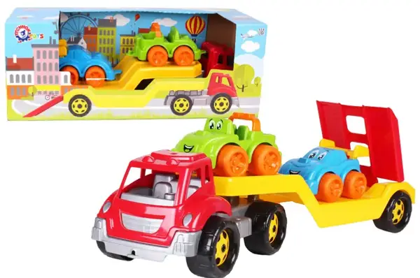 Автовоз 3909 з набором машинок, в коробці ТЕХНОК купити