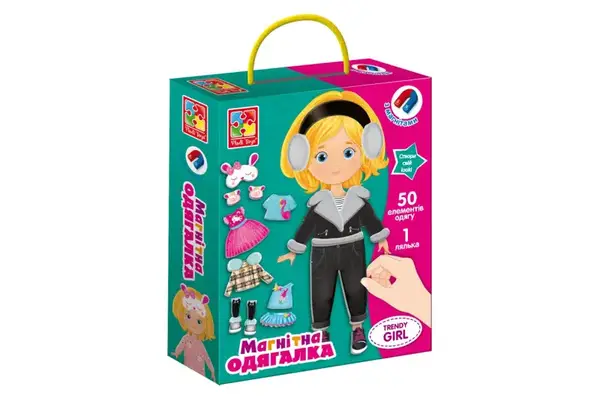 Магнітна одягалка "Trendy girl" VT3702-23 VladiToys купити