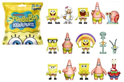 Фігурка-сюрприз SB3D-2025 SPONGEBOB- ГУБКА БОБ SPONGEBOB SQUAREPANTS купити