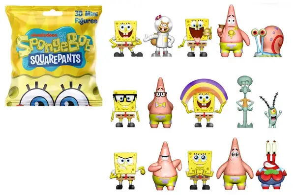 Фігурка-сюрприз SB3D-2025 SPONGEBOB- ГУБКА БОБ SPONGEBOB SQUAREPANTS купити