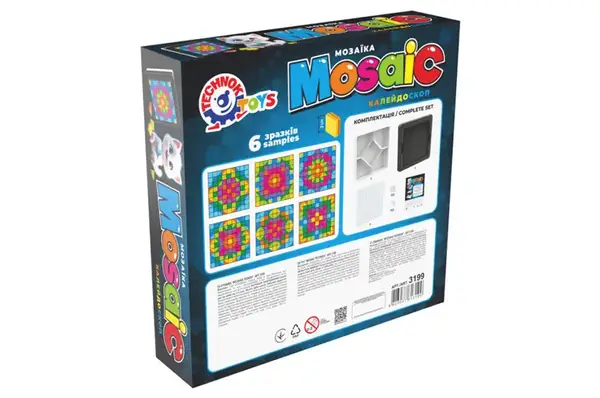 Мозаїка 3199 "Калейдоскоп" в коробці ТЕХНОК купити недорого в Україні, фото 8