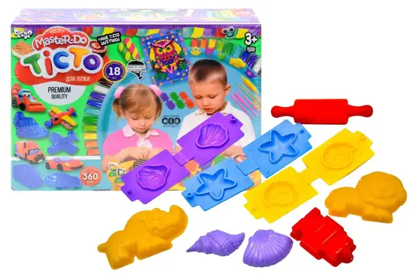 Набір для ліплення з тістом TMD-03-05 "Master Do" 18 шт. в коробці DANKO купити