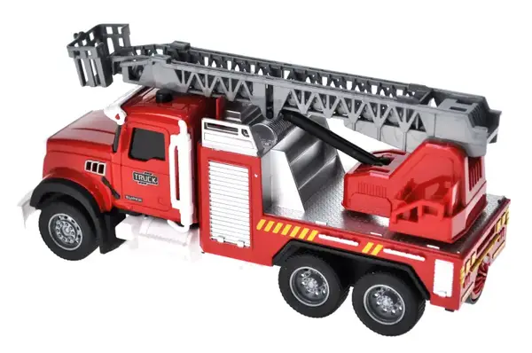 Машина інерційна YM-9921B "Пожежна" озвучена, зі світлом, з парою, в коробці р.24x9,5x13 см YG Toys купити недорого в Україні, фото 2