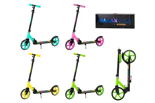 Самокат GS-0062/1 алюмінієвий PU 200мм 34,5*12см 3,75кг 4кол.кор купити