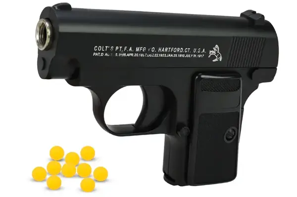 Пістолет металевий C.1 кульки, у коробці р.20x14x4см купити недорого в Україні, фото 3