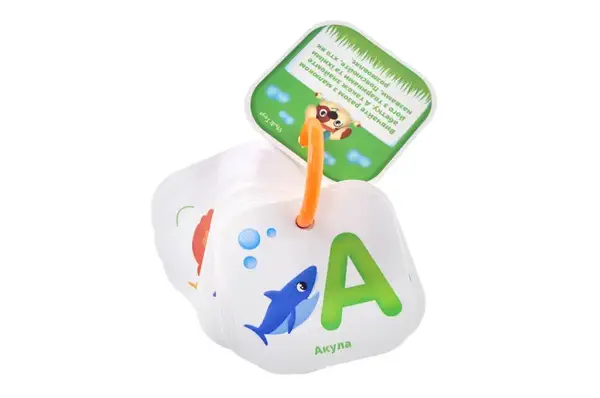 Картки на кільці "Абетка" VT2000-03 VladiToys купити недорого в Україні, фото 3