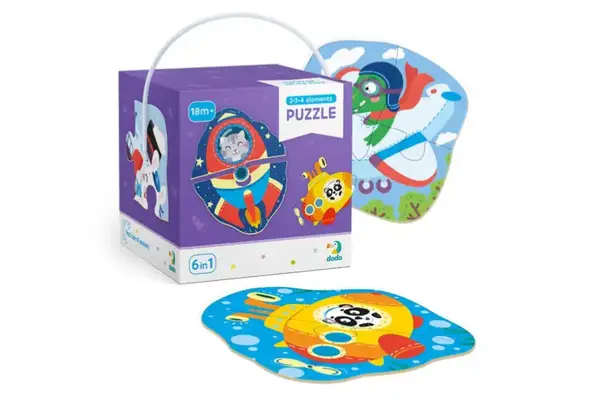 Пазл 2-3-4 елементи "Транспорт" 300154 DoDo купити