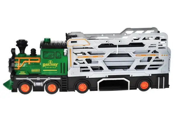 Потяг інерційний 8907 з набором машинок, в коробці р.47,5x12x25,5 см YG Toys купити недорого в Україні, фото 5