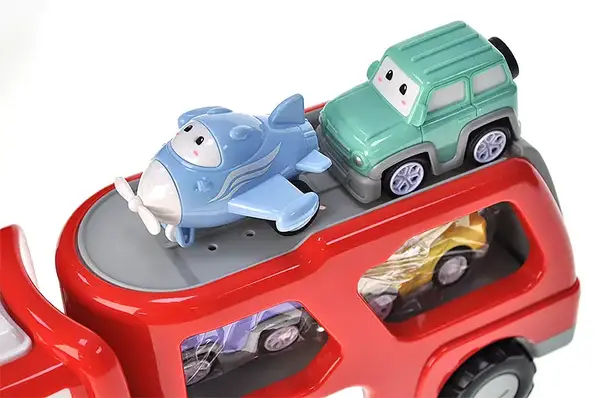 Автовоз інерційний, озвучений, зі світлом, в коробці G0015 р.33,5*11*13,5см купити недорого в Україні, фото 4