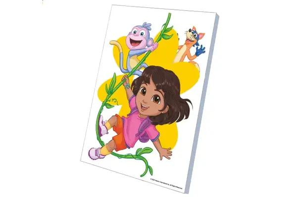 Набір для розпису по номерах 30х40 см QB914-003 "Дора: Пригода чекає!" qbee купити недорого в Україні, фото 3