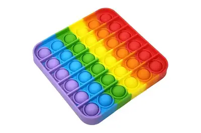 Антистрес "Pop It" "Rainbow" LK2031 р.12,5*12,5*2см купити