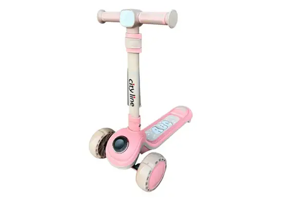 Маневрений складаний дитячий 3х-колісний самокат Maraton City Line 902 купити недорого в Україні, фото 5