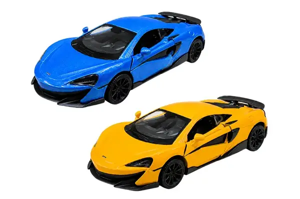 Машина 250949U "McLaren 600LT" синя, помаранчева TechnoDrive купити