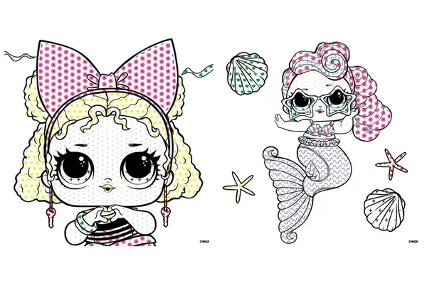 Водна розмальовка WBL004 "L.O.L. Surprize! Mermaid" IDEYKA купити недорого в Україні, фото 2