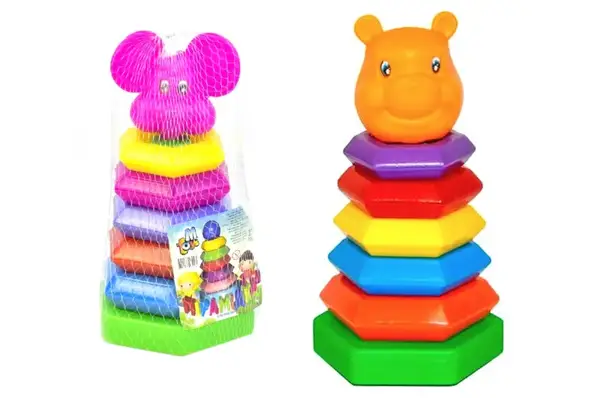 Піраміда-качалка "Ведмедик/Мишка" 13150 Mtoys купити