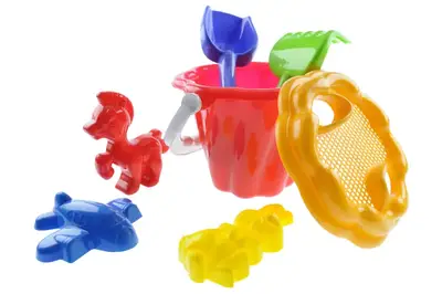 Пісочний набір "Ромашка" №1 (відерко,сито,лопатка,грабельки і 3 пасочки) 1098 Colorplast купити