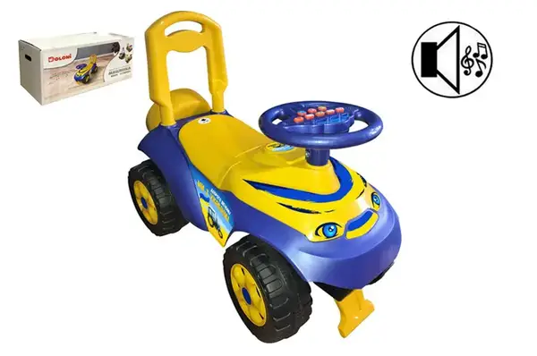 Толокар музичний "Автошка" Патріот" синьо-жовтий 0142/17 DOLONI купити недорого в Україні, фото 2