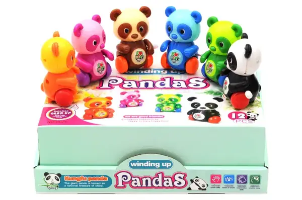 Іграшка заводна 6626 "Панда" в дисплеї 12 шт. р.28x20x8,5 см YG Toys купити недорого в Україні, фото 2