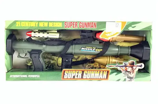 Гранатомет SA931-LDS11 на батарейках, звук, в коробці р.49*21,5*7,5см купити