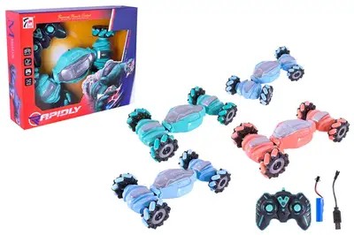 Перевертиш 7M262 на радіокеруванні, акумулятор, 3 кольора, usb-заряд, світло, звук, коробка р.36x28см купити