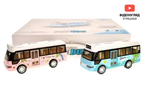 Автобус інерційний 7723 в блоці 8шт р.35x27,2x7,1см YG Toys купити недорого в Україні, фото 5