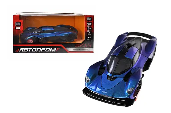 Машина металева 661298H 1:23 Aston Martin Valkyrie 2024,батар,світло,звук,відкр.двері,кор. р.24.5x12см АВТОПРОМ купити