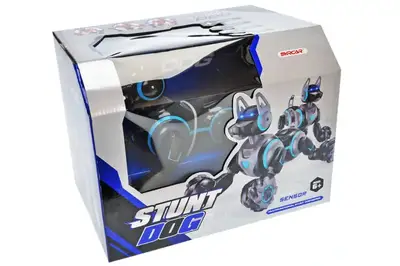 Інтерактивна собака на радіокеруванні жестами, на акумуляторі, в коробці 666-800A р.31*25,6*24см купити