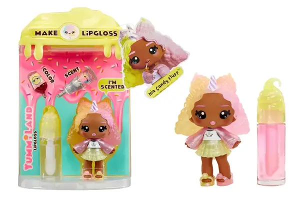 Ігровий набір з лялькою та блиском для губ YUMMILAND (ЯММІЛЕНД) S2 – НІЯ КЕНДІ ФЛАФФ 525462 купити