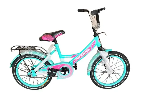 Велосипед дитячий 2-х колісний 16'' 211611 Like2bike Jolly, голубий, рама сталь, з дзвінком, ручні гальма, зборка 75% купити